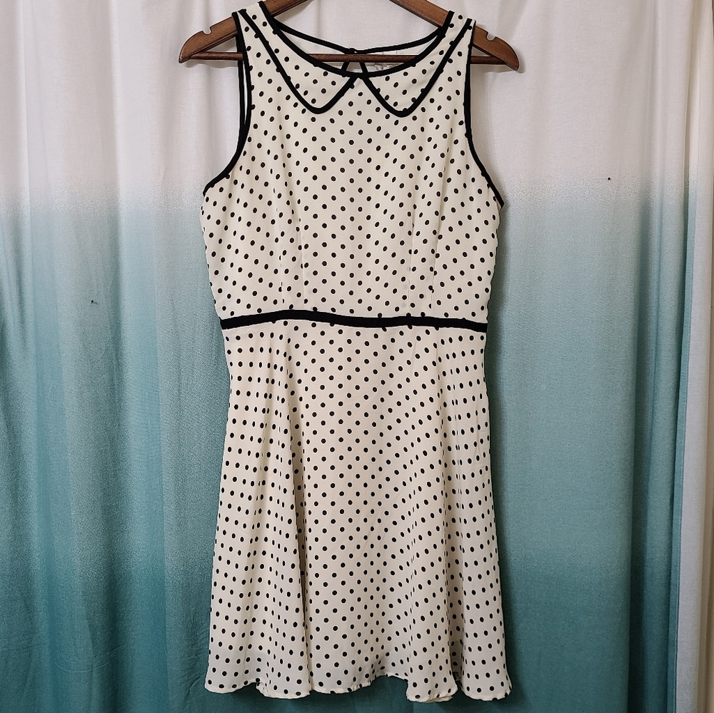 Lauren Conrad polka dot Chiffon dress